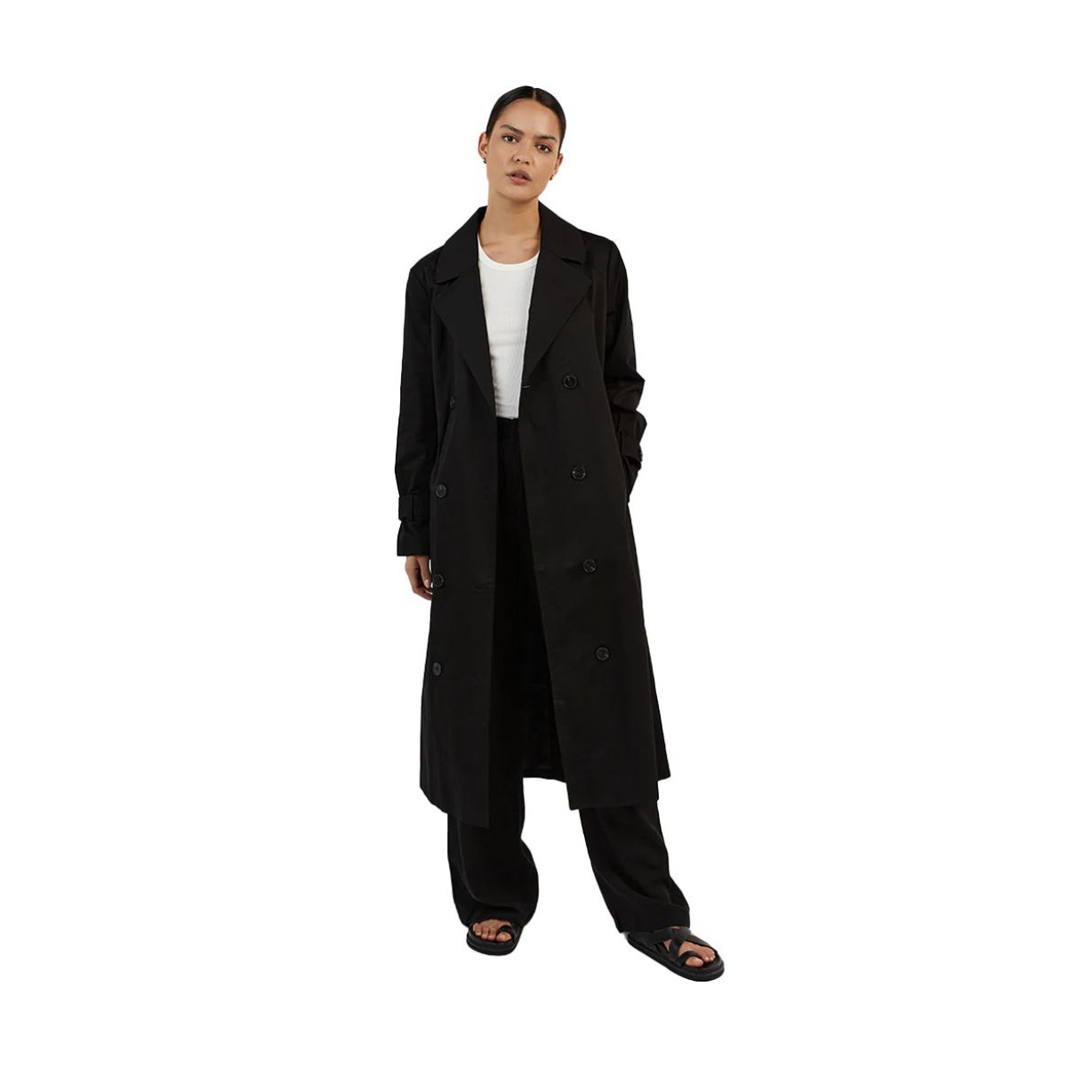 Dissh Foster Tan Cotton Trench Coat