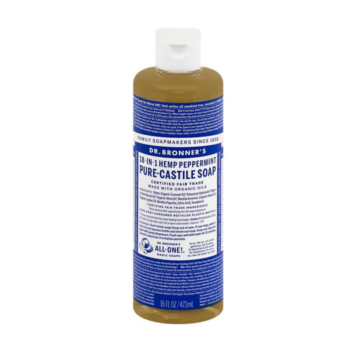 Dr. Bronner’s Pure Castille Liquid Soap in Peppermint