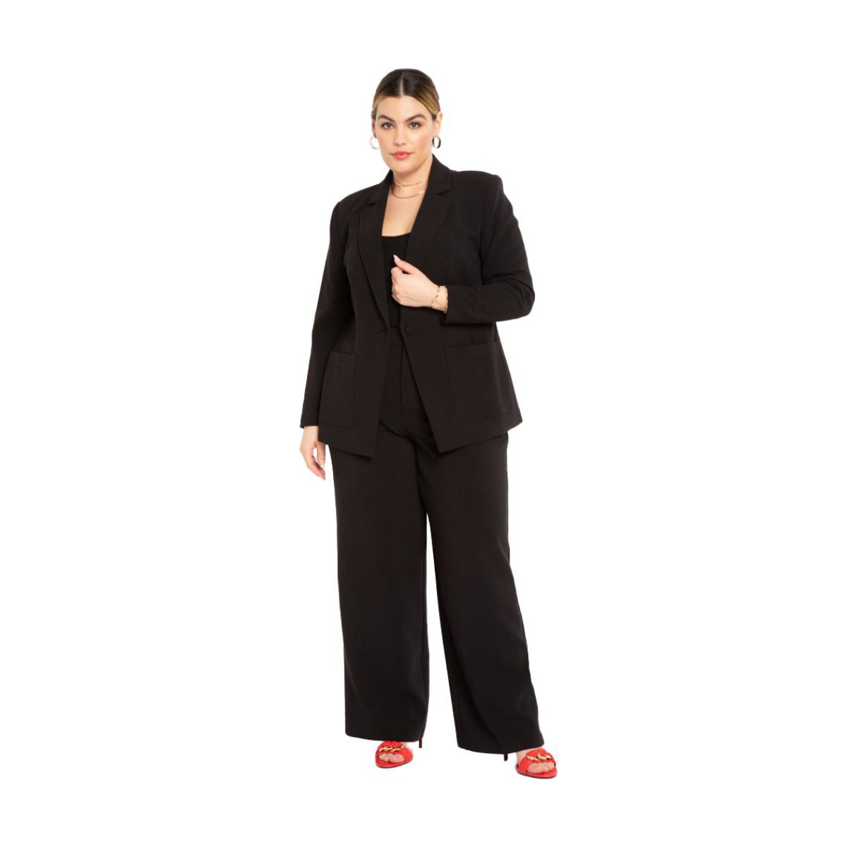 Eloquii The 365 Suit Straight Leg Pant