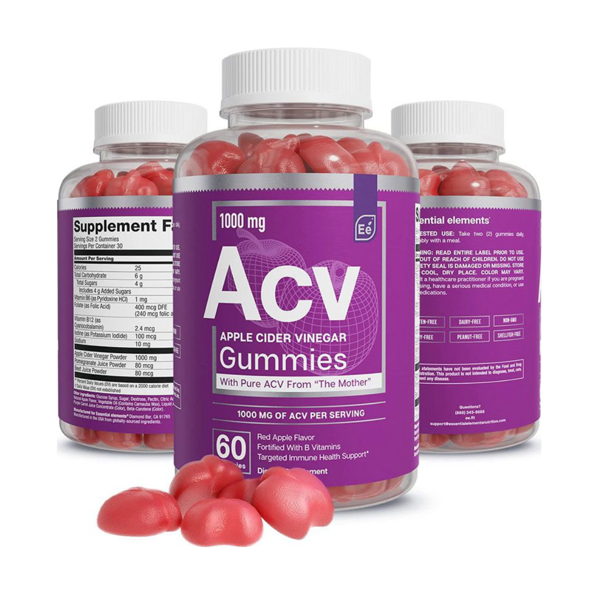 Essential Elements Apple Cider Vinegar Gummies