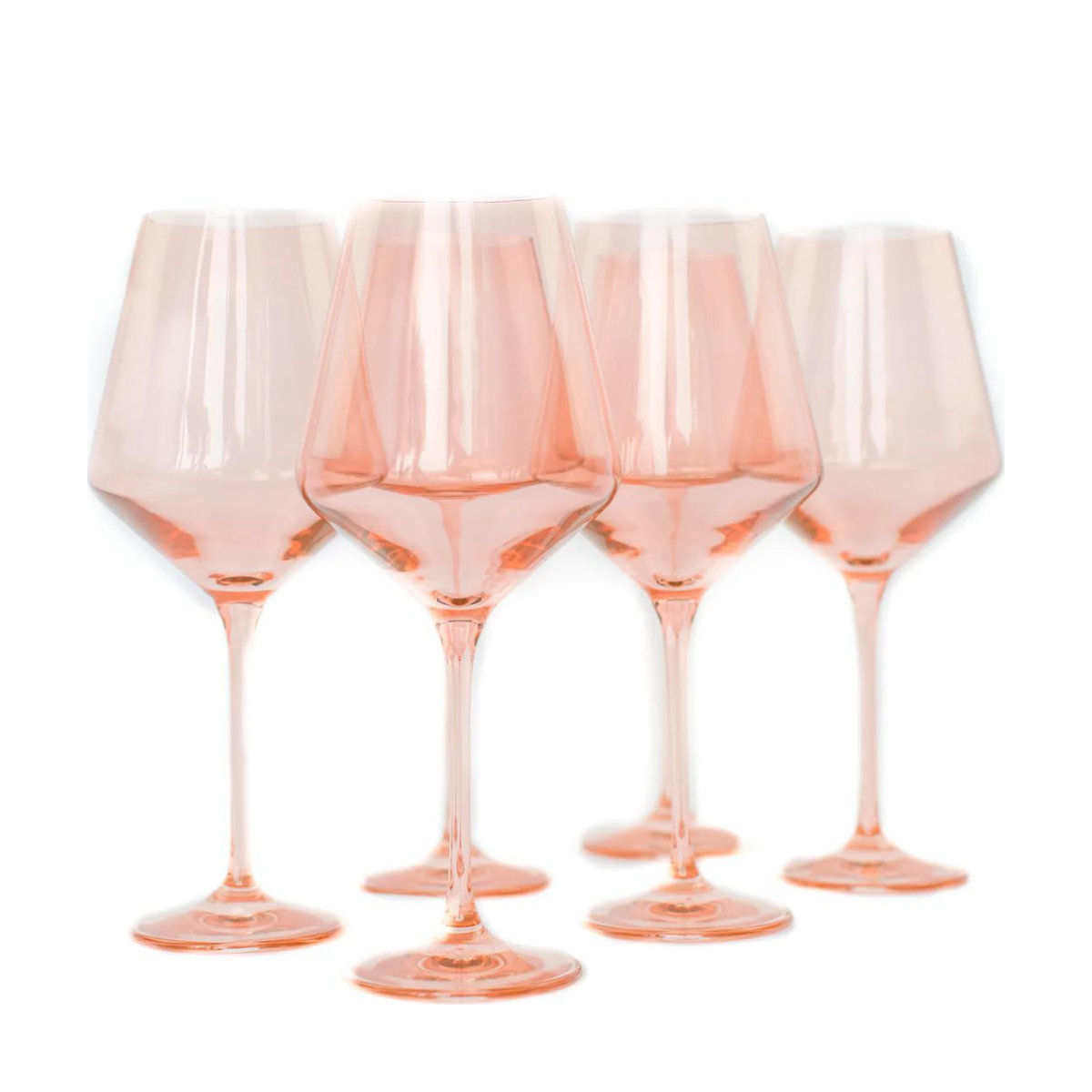 Estelle Colored Glass Wine Glasses