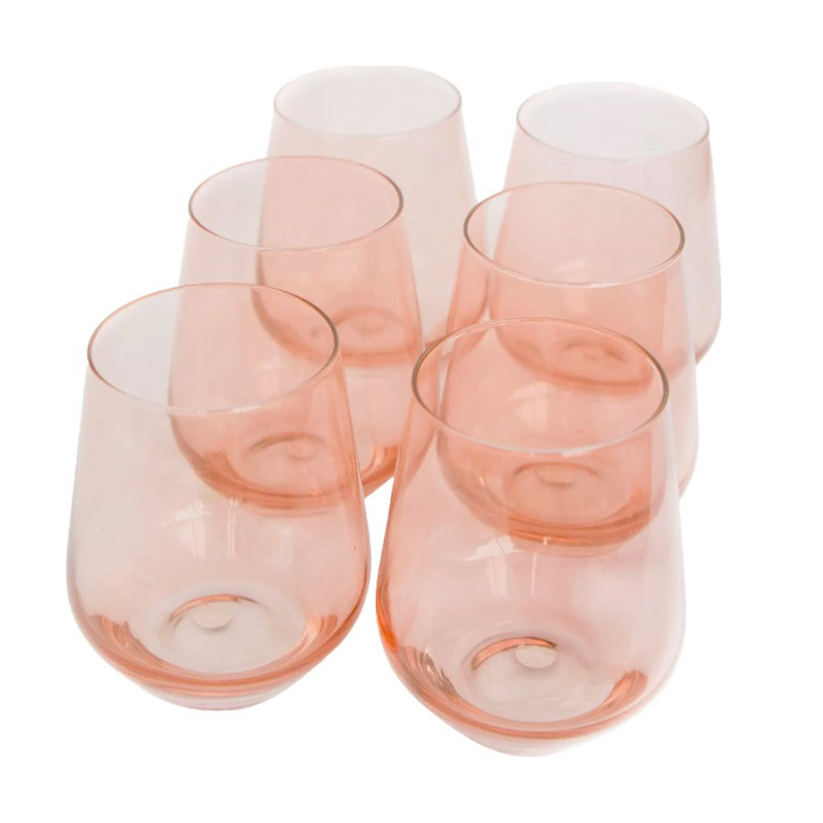 Estelle Colored Stemless Wine Glass