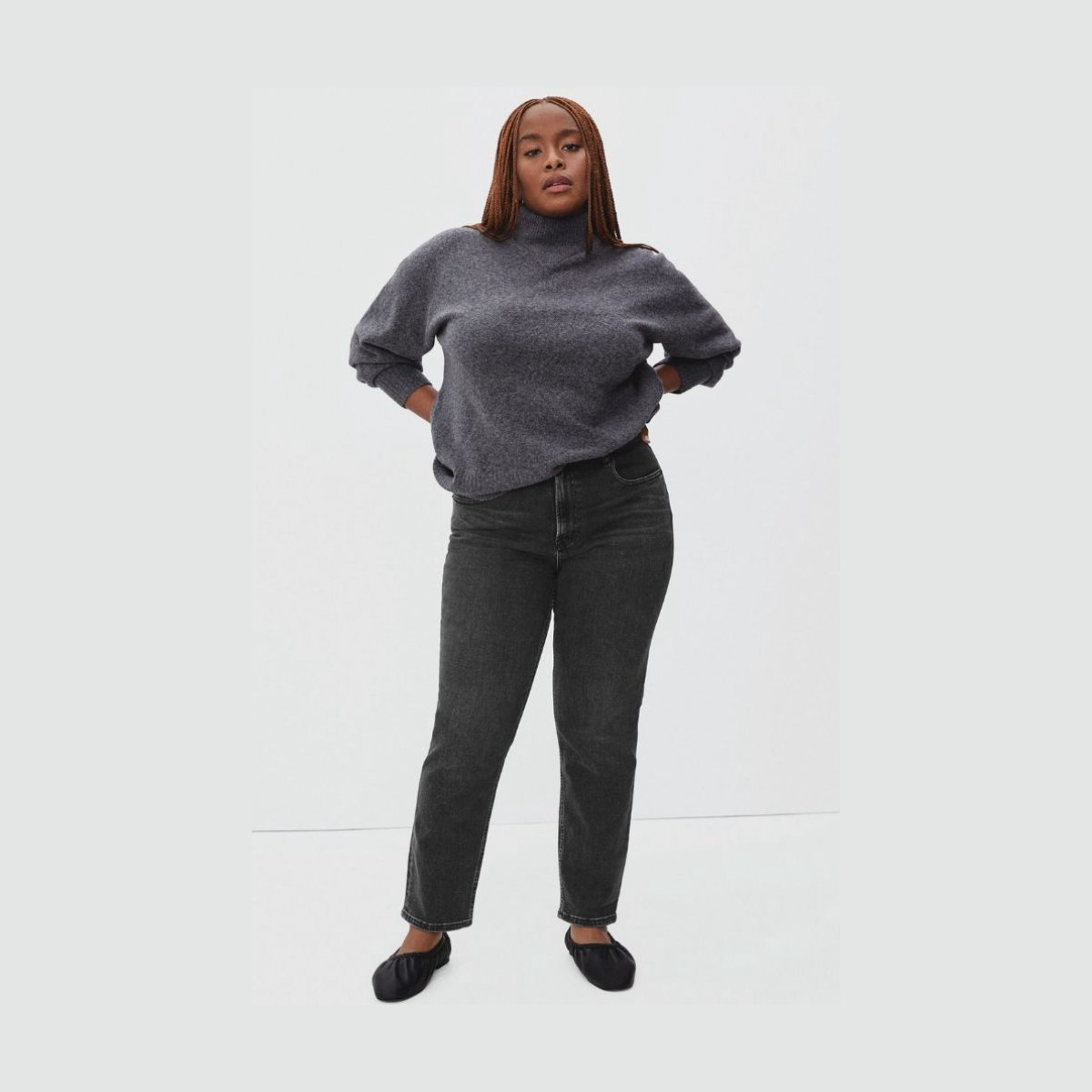 Everlane The Curvy Cheeky Straight Jean