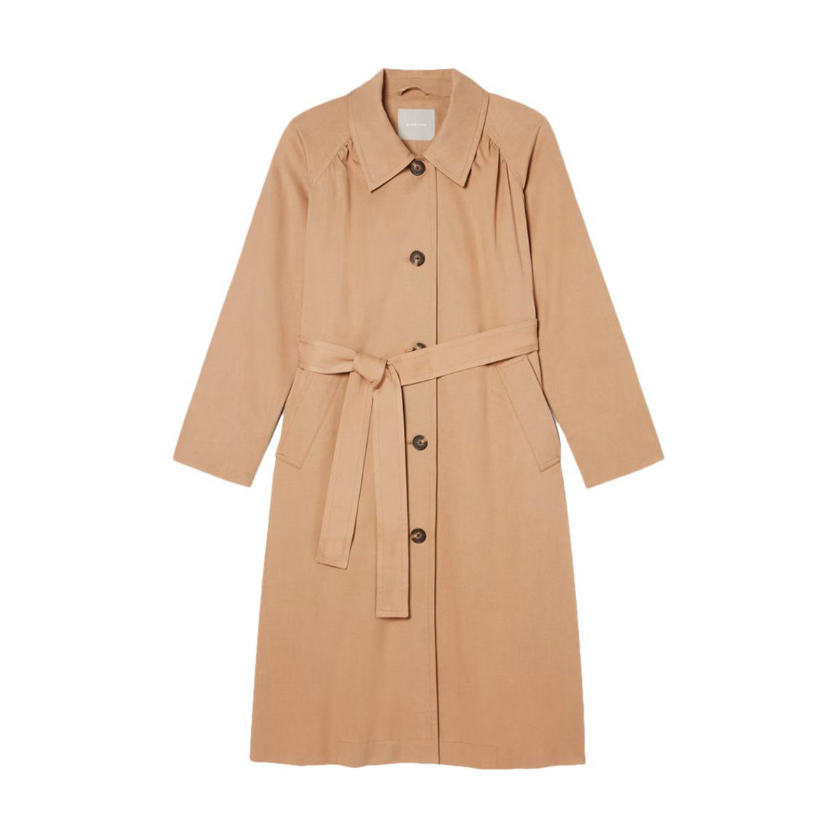 Everlane The Gathered Drape Trench