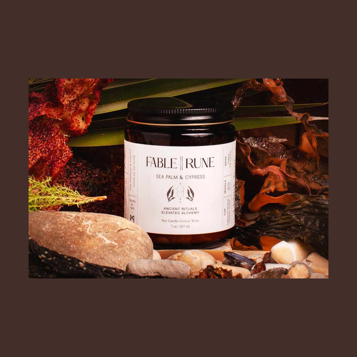 FABLERUNE Sea Palm & Cypress Candle