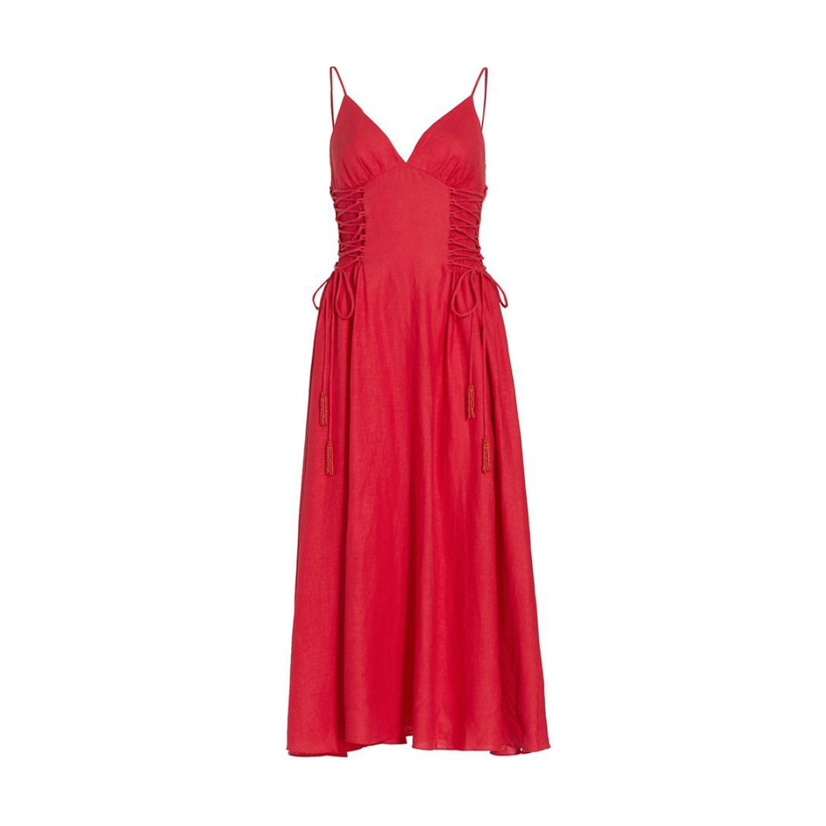 Farm Rio Linen-Blend Dress