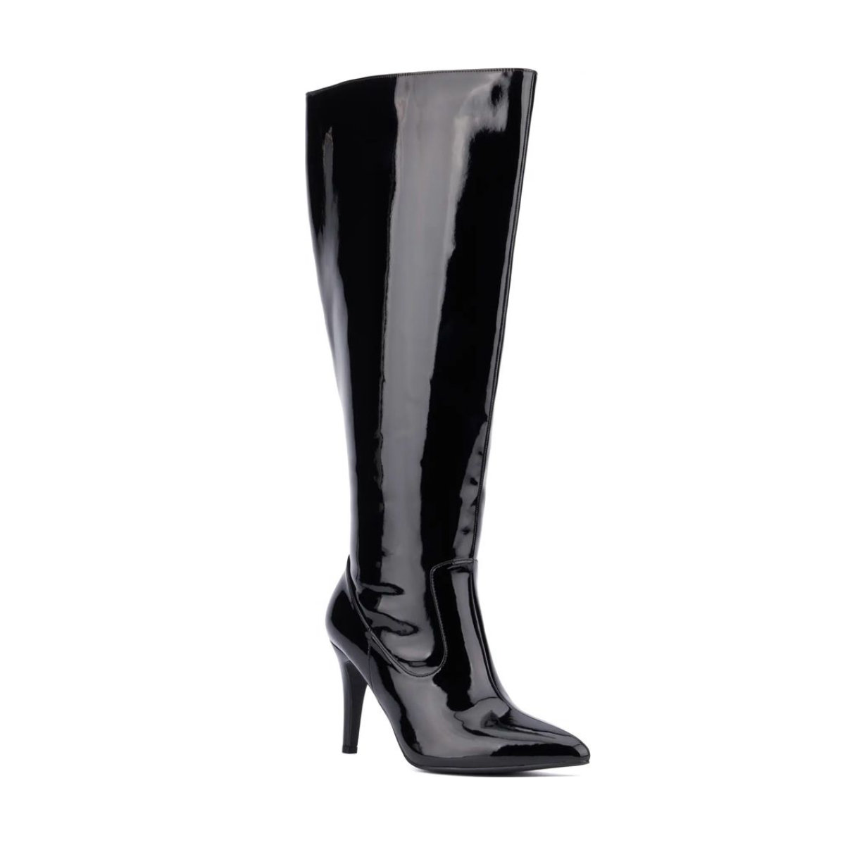 Fashion to Figure Lisette Over-the-Knee Faux Leather Boots