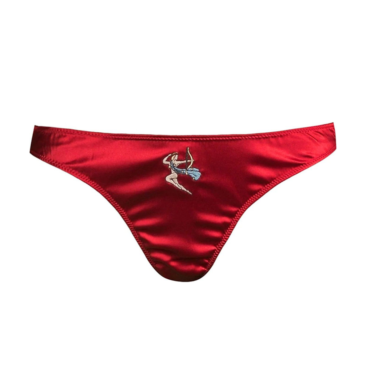 Fleur du Mal Zodiac Embroidery Thong