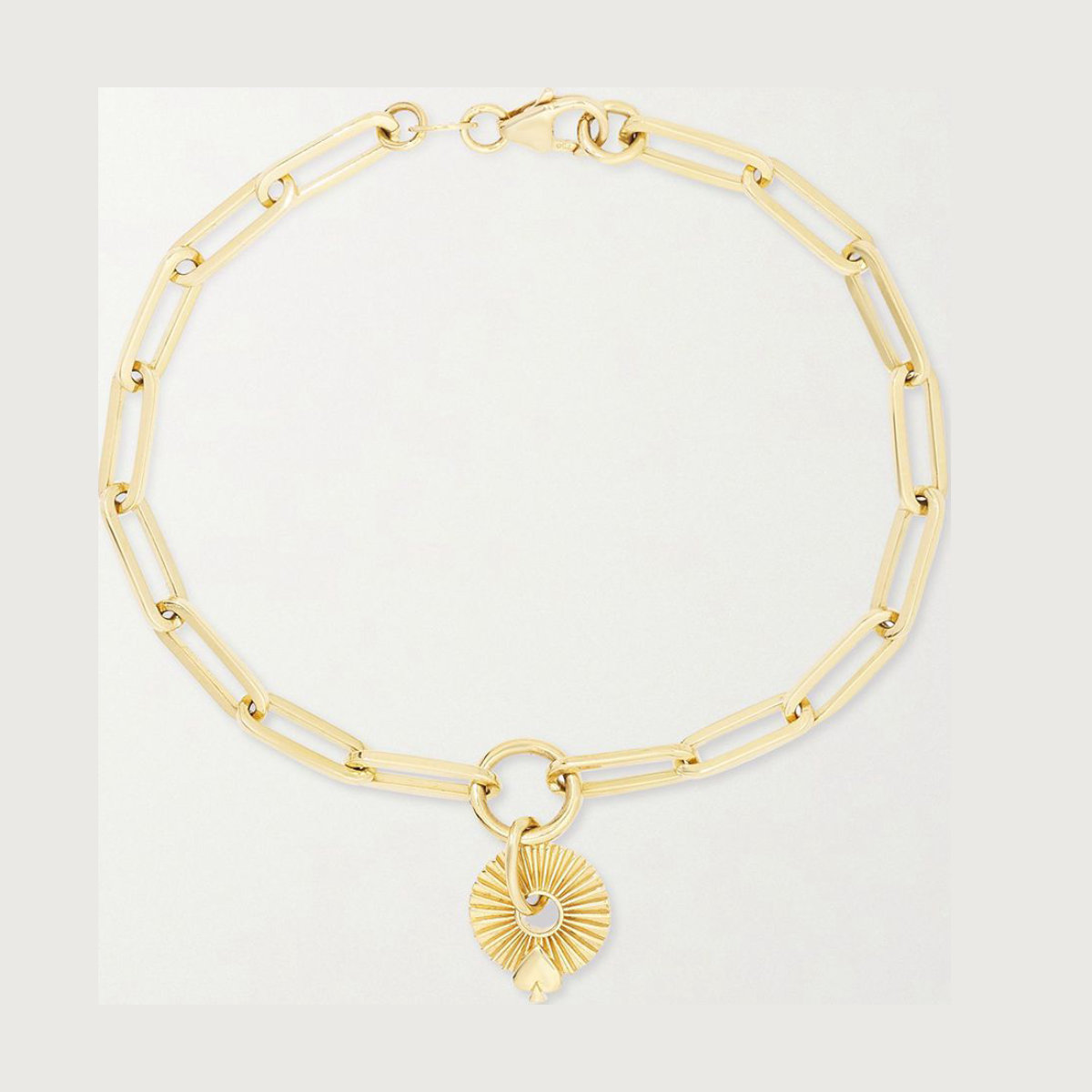Foundrae Spade 18-karat Gold Bracelet