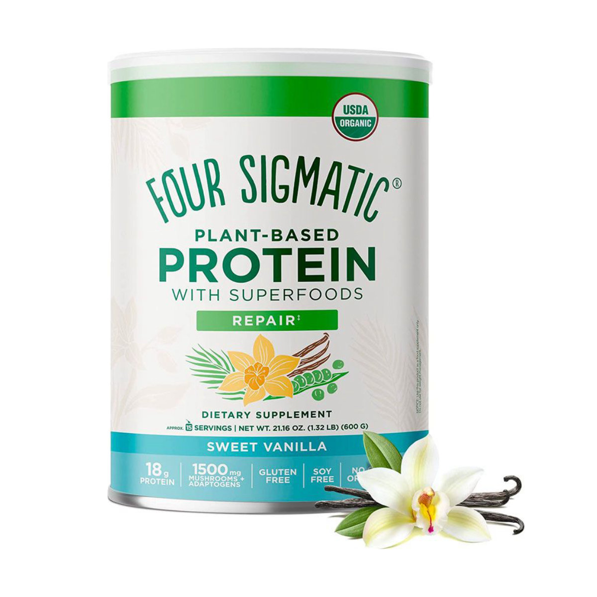 Four Sigmatic Plant-Based Protein with Superfoods