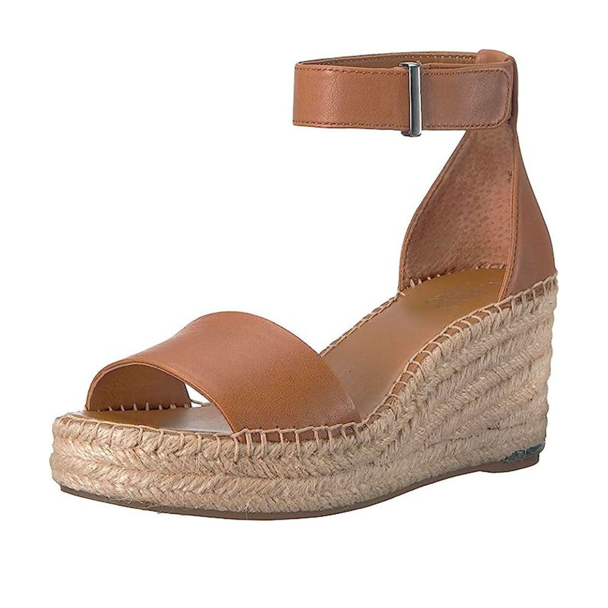 Franco Sarto Clemens Jute Wrapped Espadrille Wedge Heel Sandals