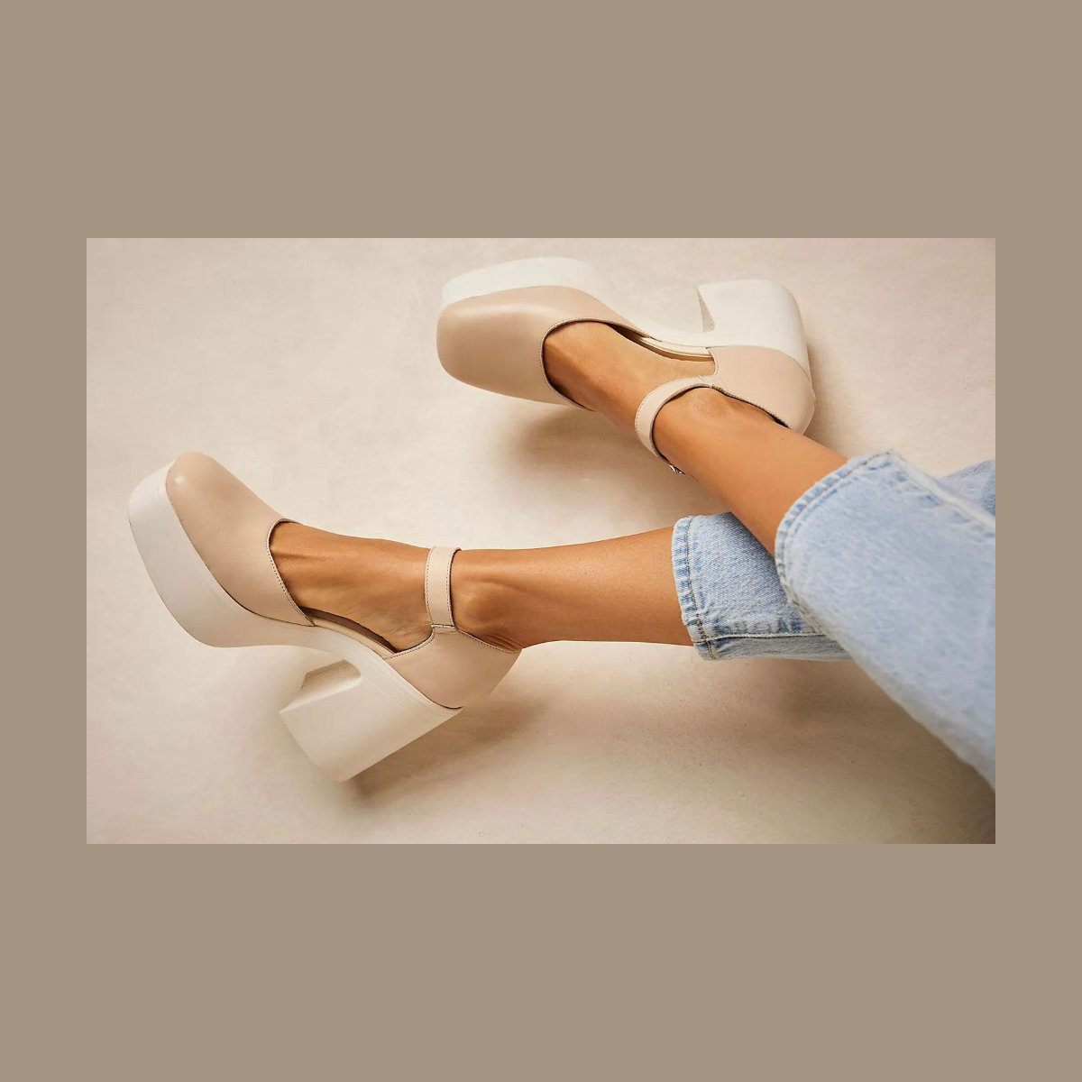 Free People Gwen Platform Mary Janes