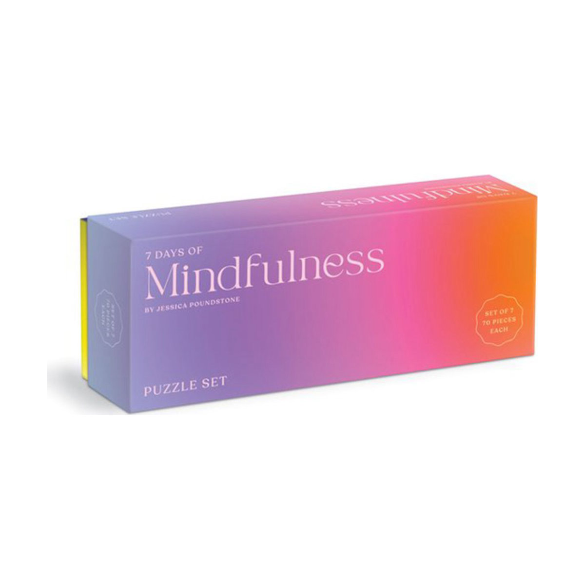 Galison 7 Days Of Mindfulness Puzzle Set