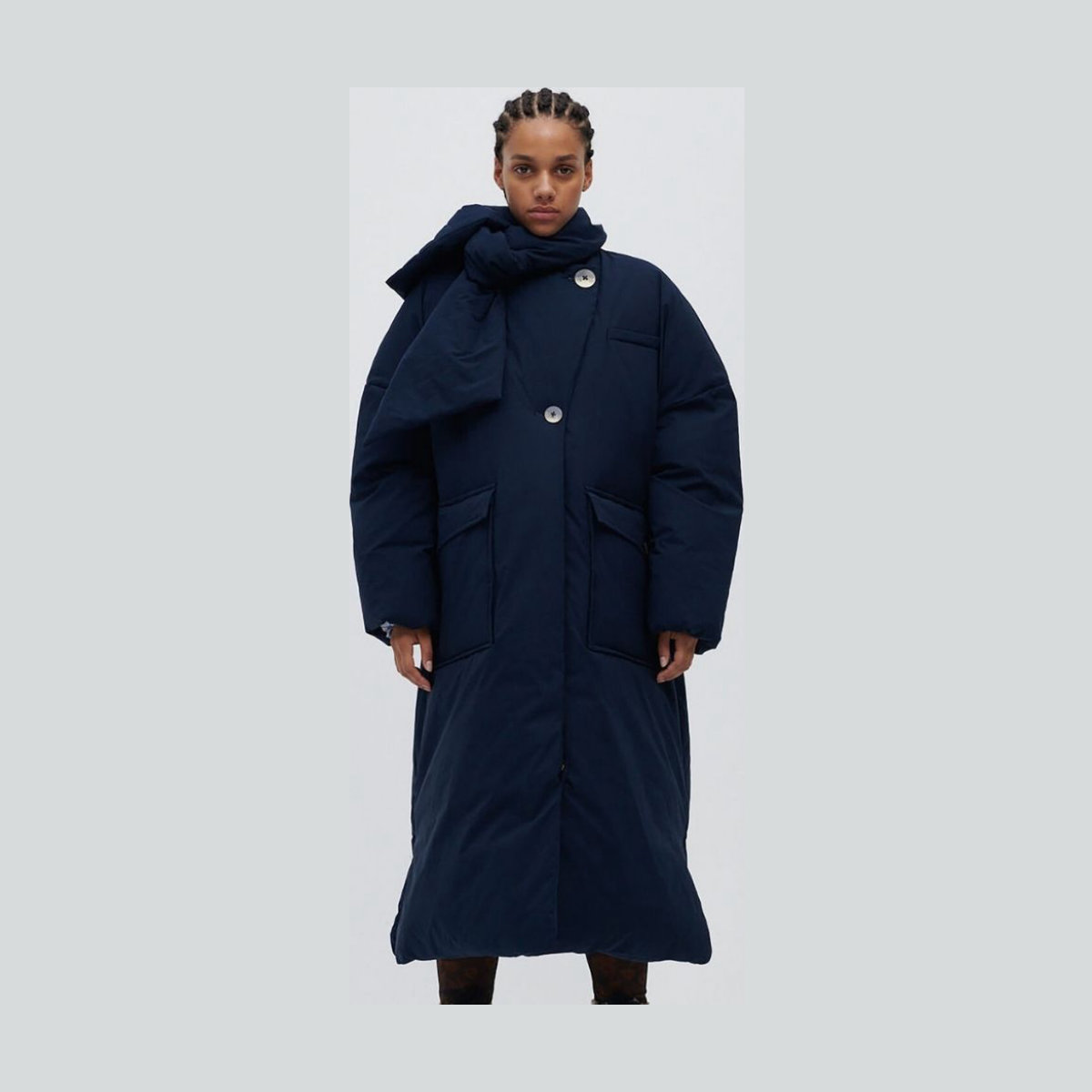 Ganni Recycled Puffer Coat