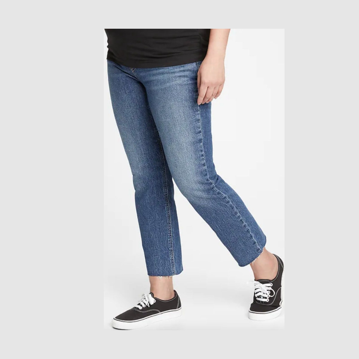 Gap Maternity True Waistband Cheeky Straight Jeans