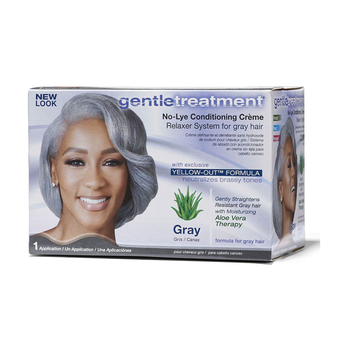 Gentle Treatment No Lye Conditioning Creme Relaxer for Gray Hair