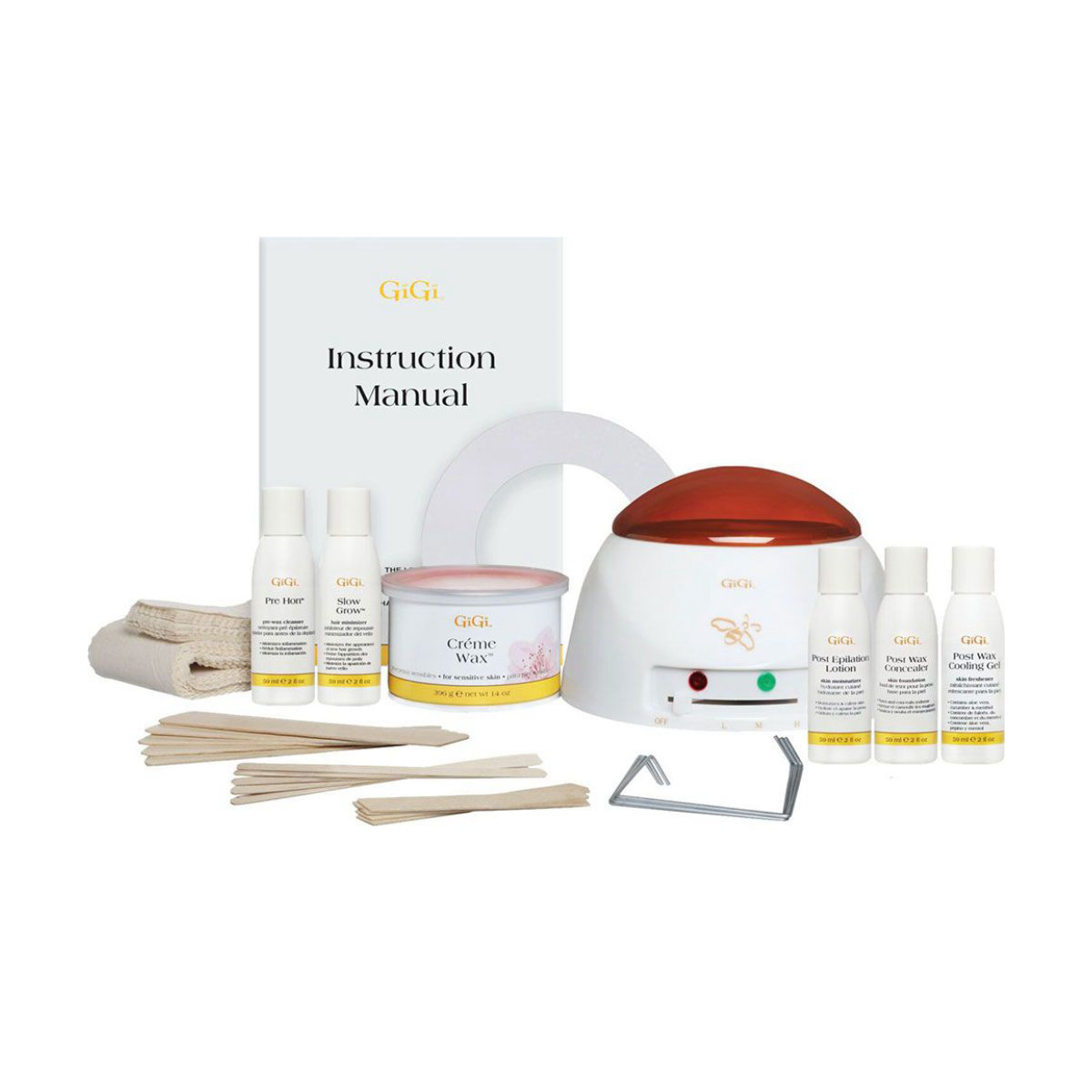 Gigi Mini Pro Hair Removal Waxing Kit