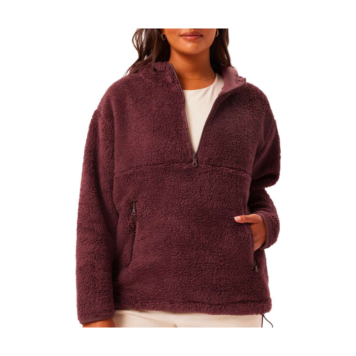 Girlfriend Recycled Fleece Hoodie