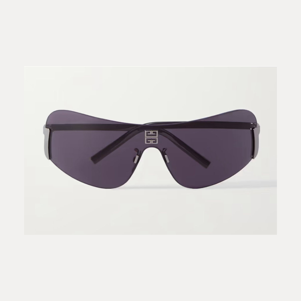 GIVENCHY EYEWEAR Aviator-style silver-tone sunglasses