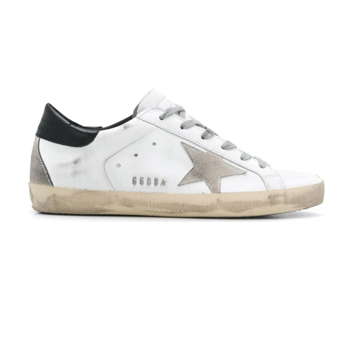 Golden Goose Superstar Distressed Leather Sneakers