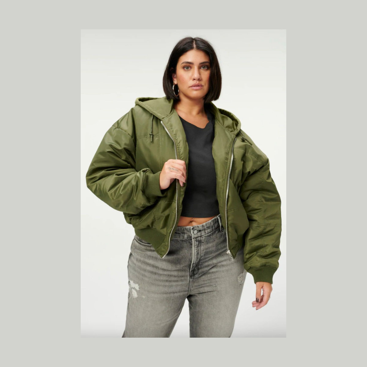 Good American De'Luxe Bomber