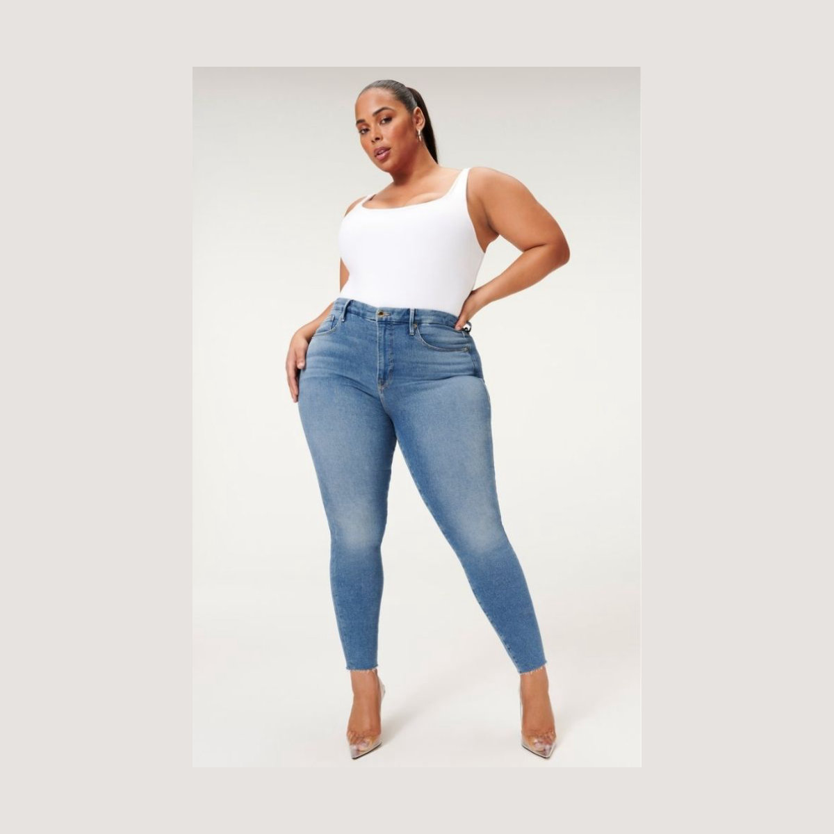 Good American Good Legs High Rise Skinny Jean