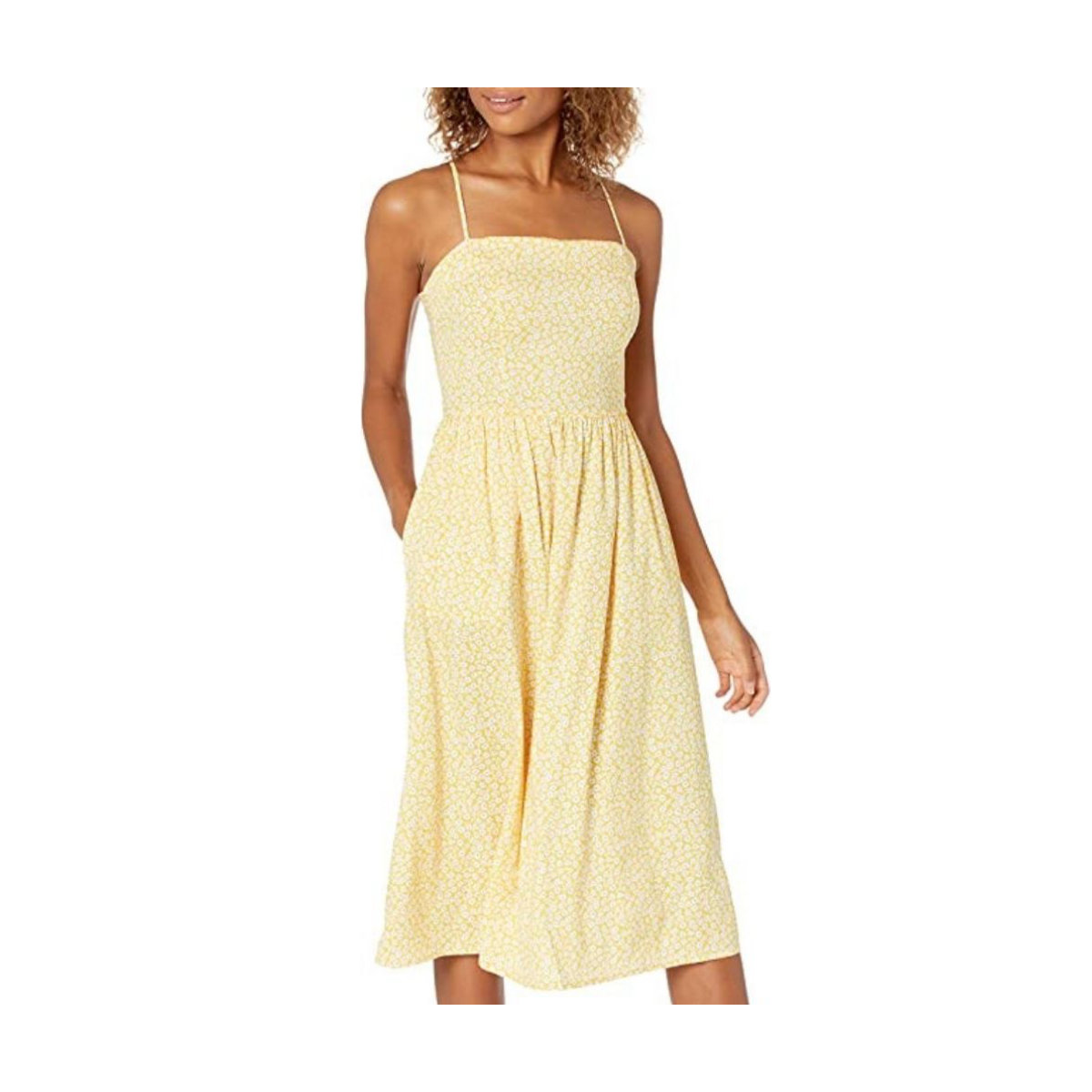 Goodthreads Smock-Back Midi Dress
