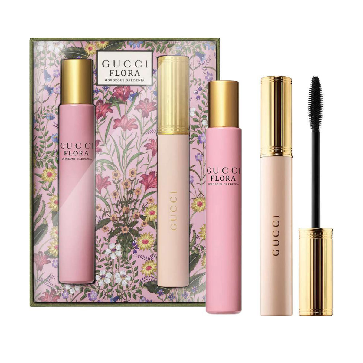 Gucci Flora Gorgeous Gardenia Eau de Parfum Rollerball and Mascara Set