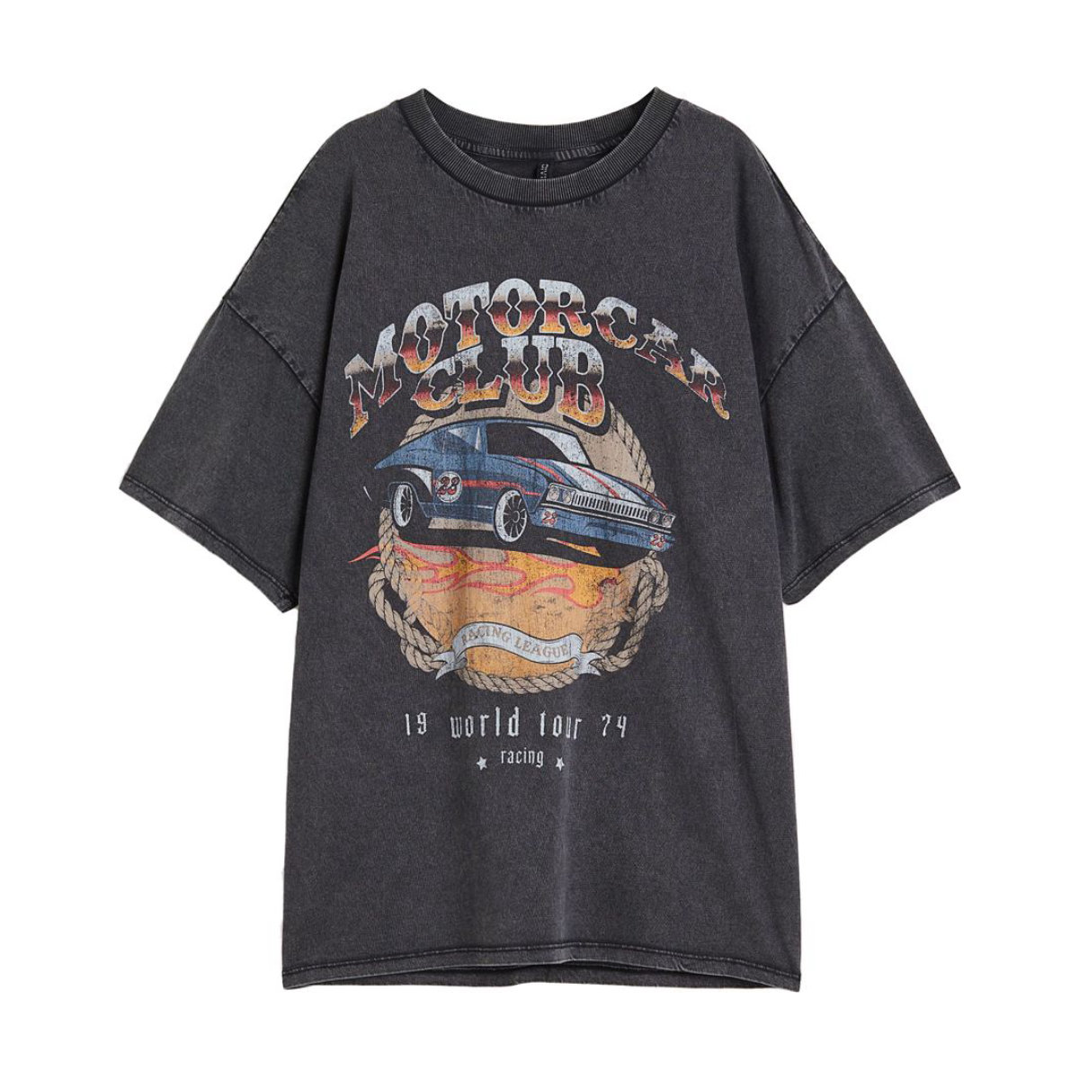 H&M Oversized Printed T-Shirt