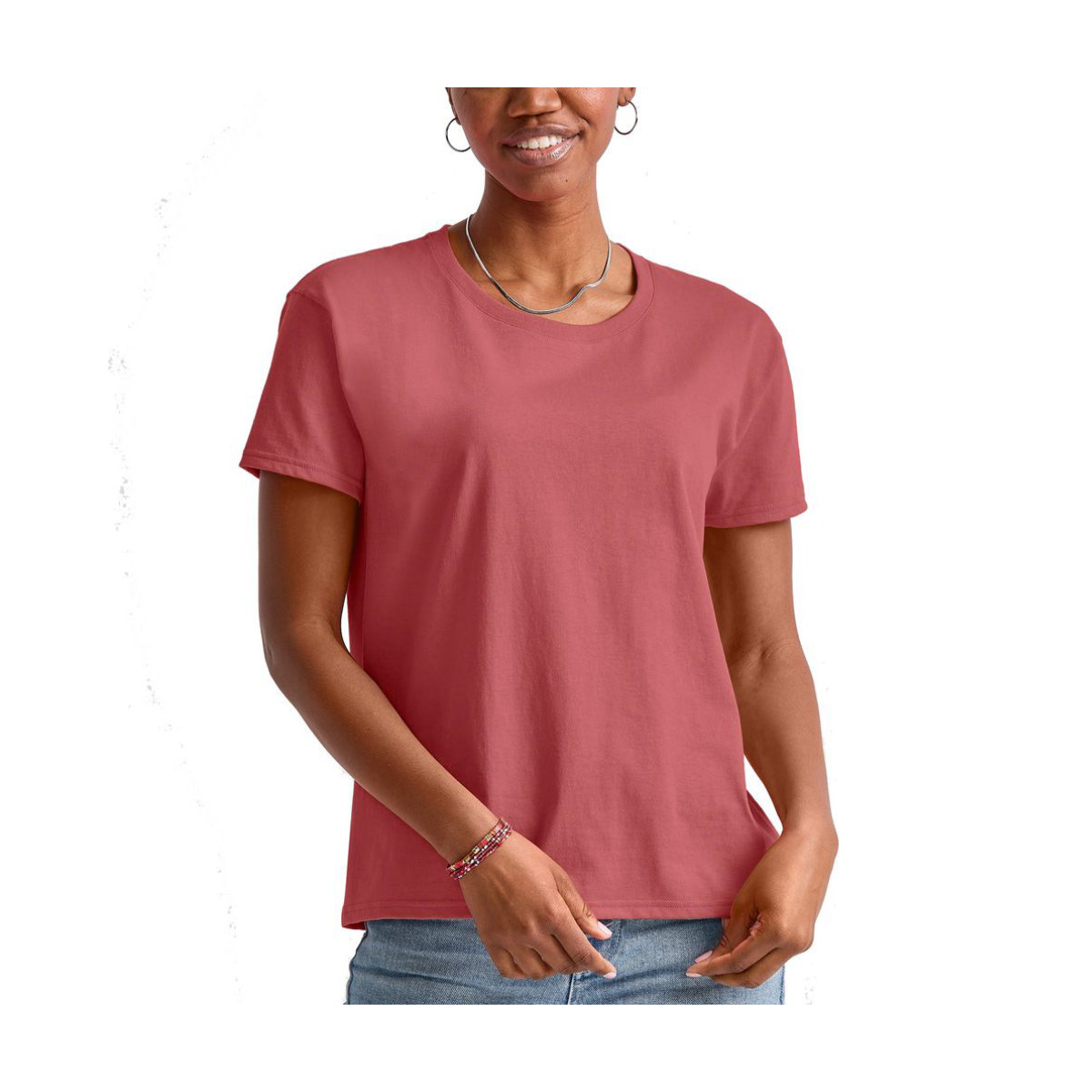 Hanes Essentials Women’s Oversized Cotton T-Shirt