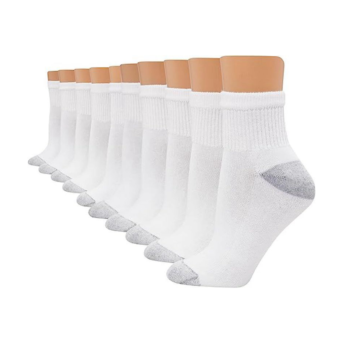 Hanes Women's Cool Comfort Cushioned Ankle Socks