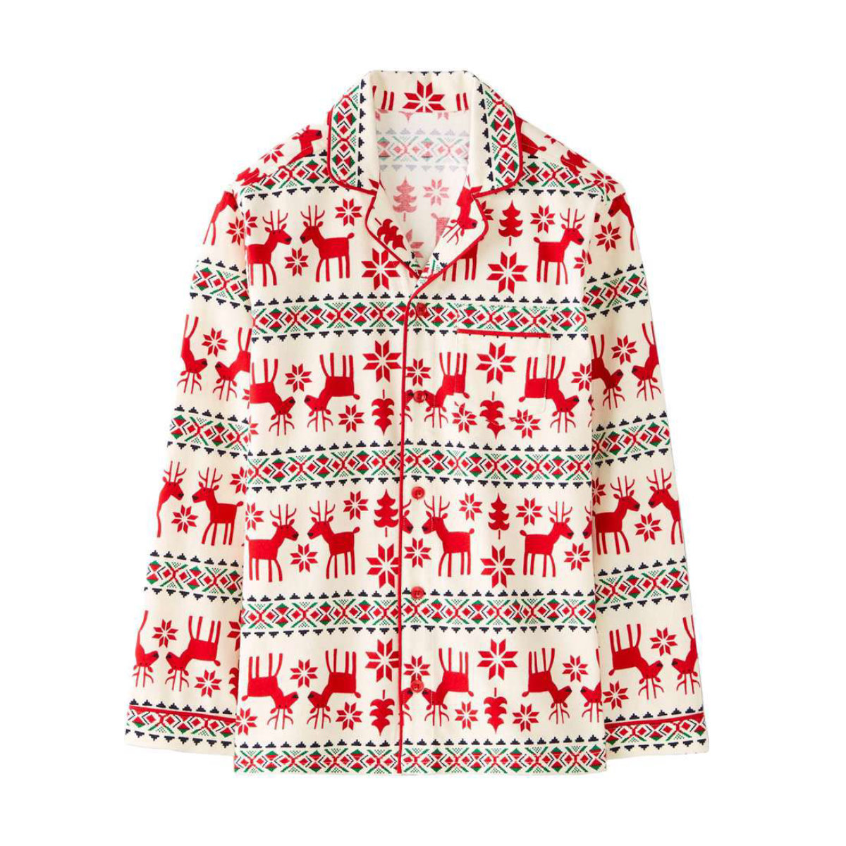 Hanna Andersson Adult Flannel Pajama Top