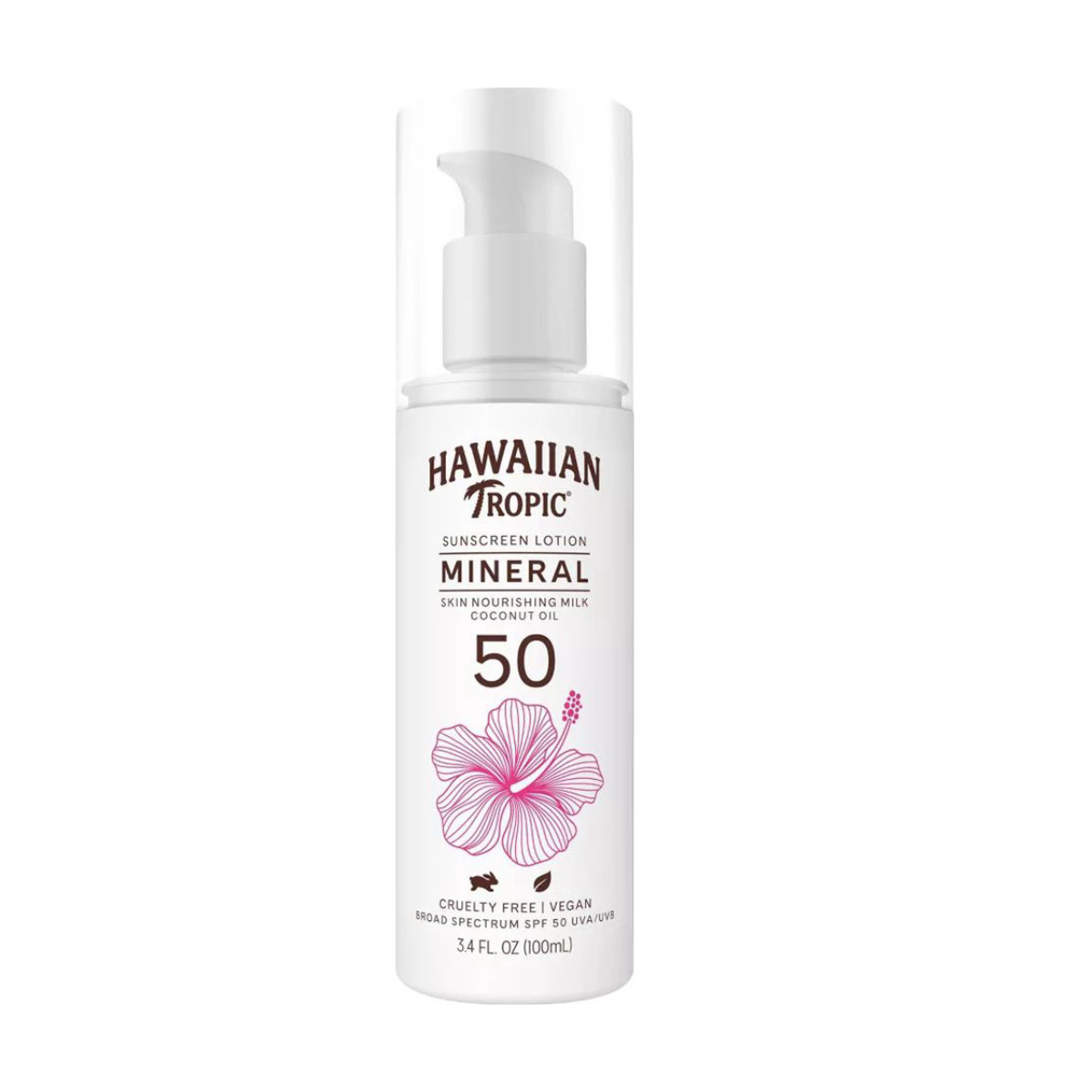 Hawaiian Tropic Mineral Sun Milk Body Lotion SPF 50