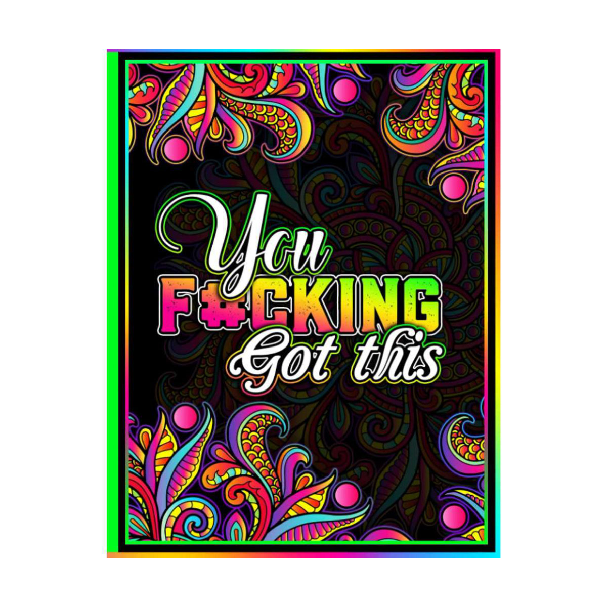 Hilarious Motivational Swear Word Coloring Book
