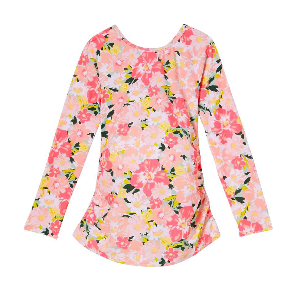 Isabel Maternity by Ingrid & Isabel Raglan Long Sleeve Rash Guard Maternity Top