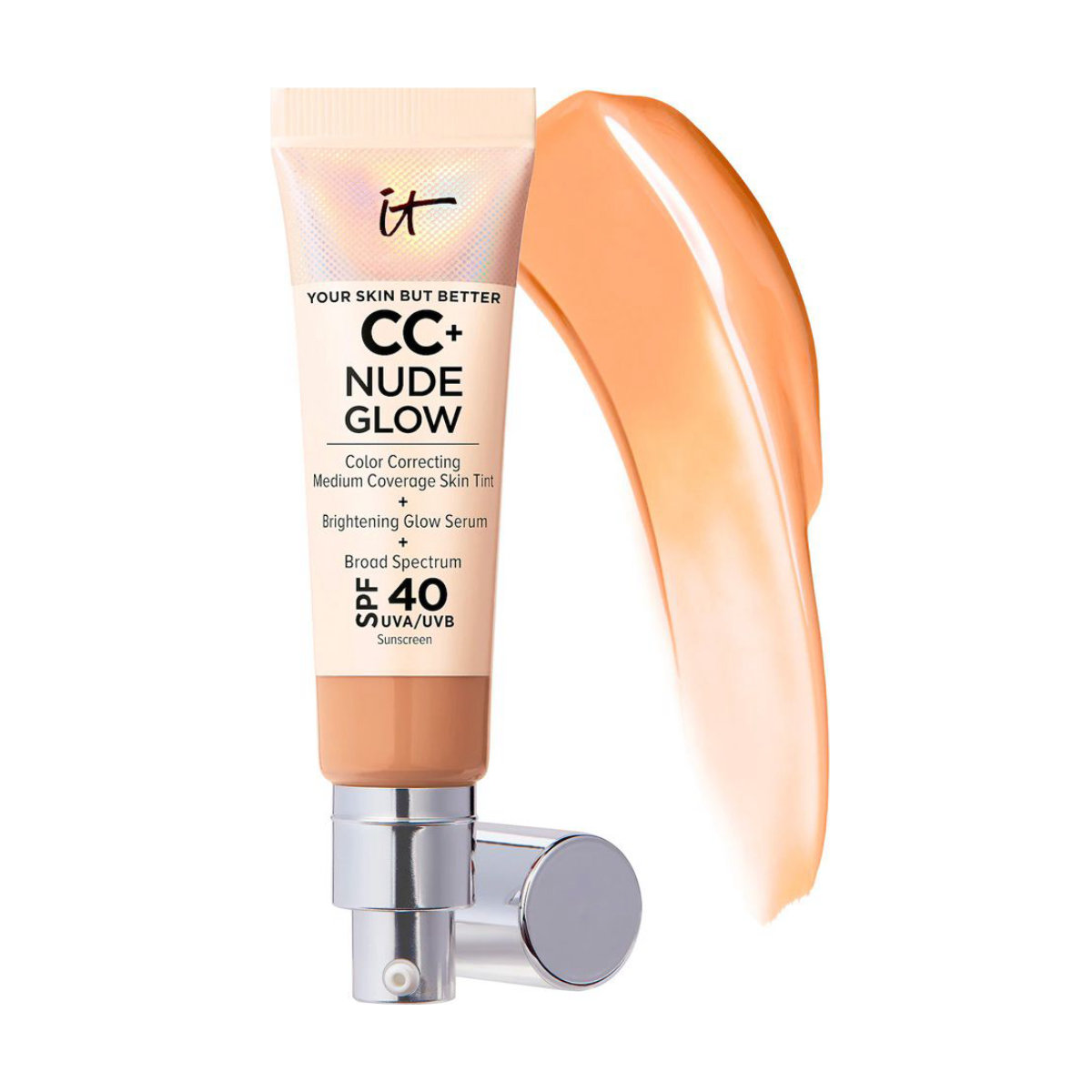 IT Cosmetics CC+ Nude Glow Lightweight Foundation + Glow Serum