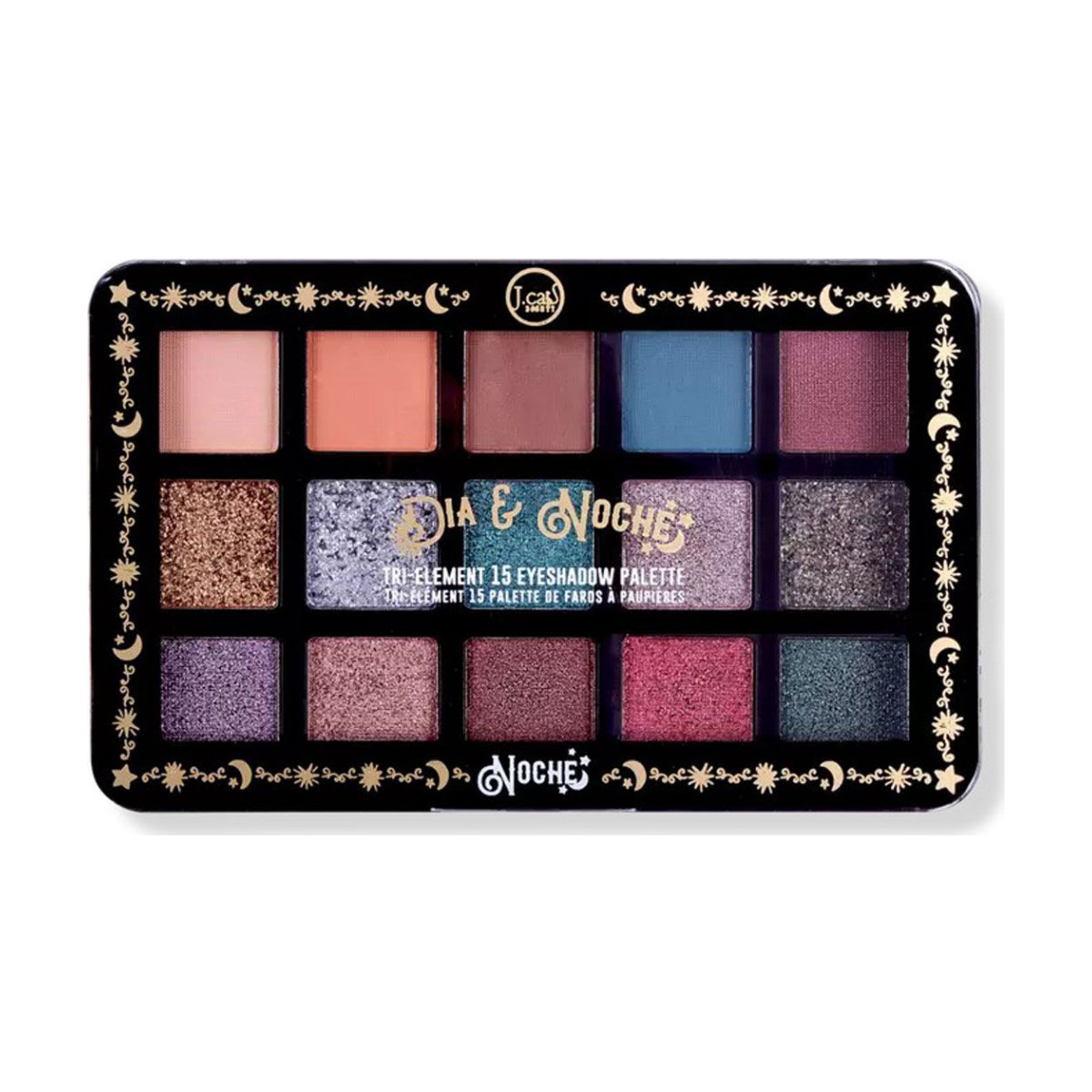 J.Cat Beauty Dia & Noche Tri-Element 15 Eyeshadow Palette