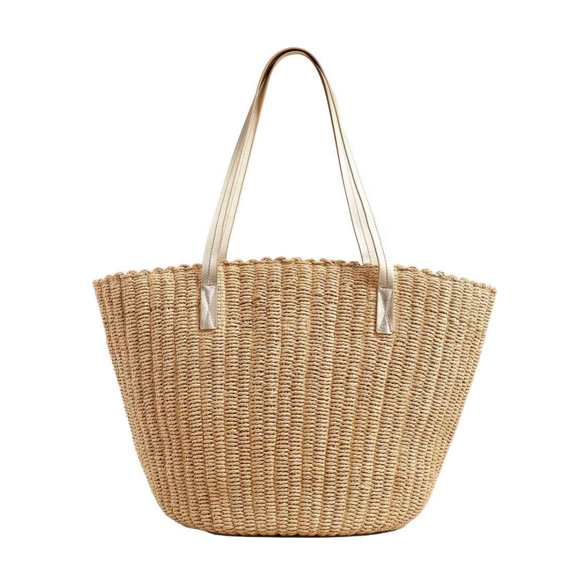 J.Crew Woven Straw Market Tote