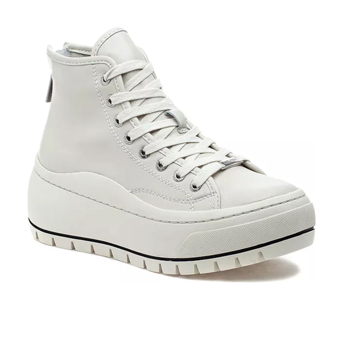 J/Slides Gracie White Leather Sneaker