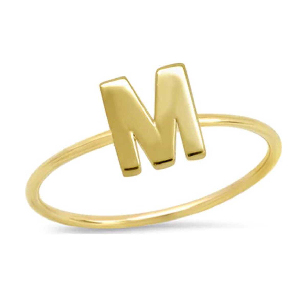 Jennifer Meyer Mini Uppercase Letter Ring