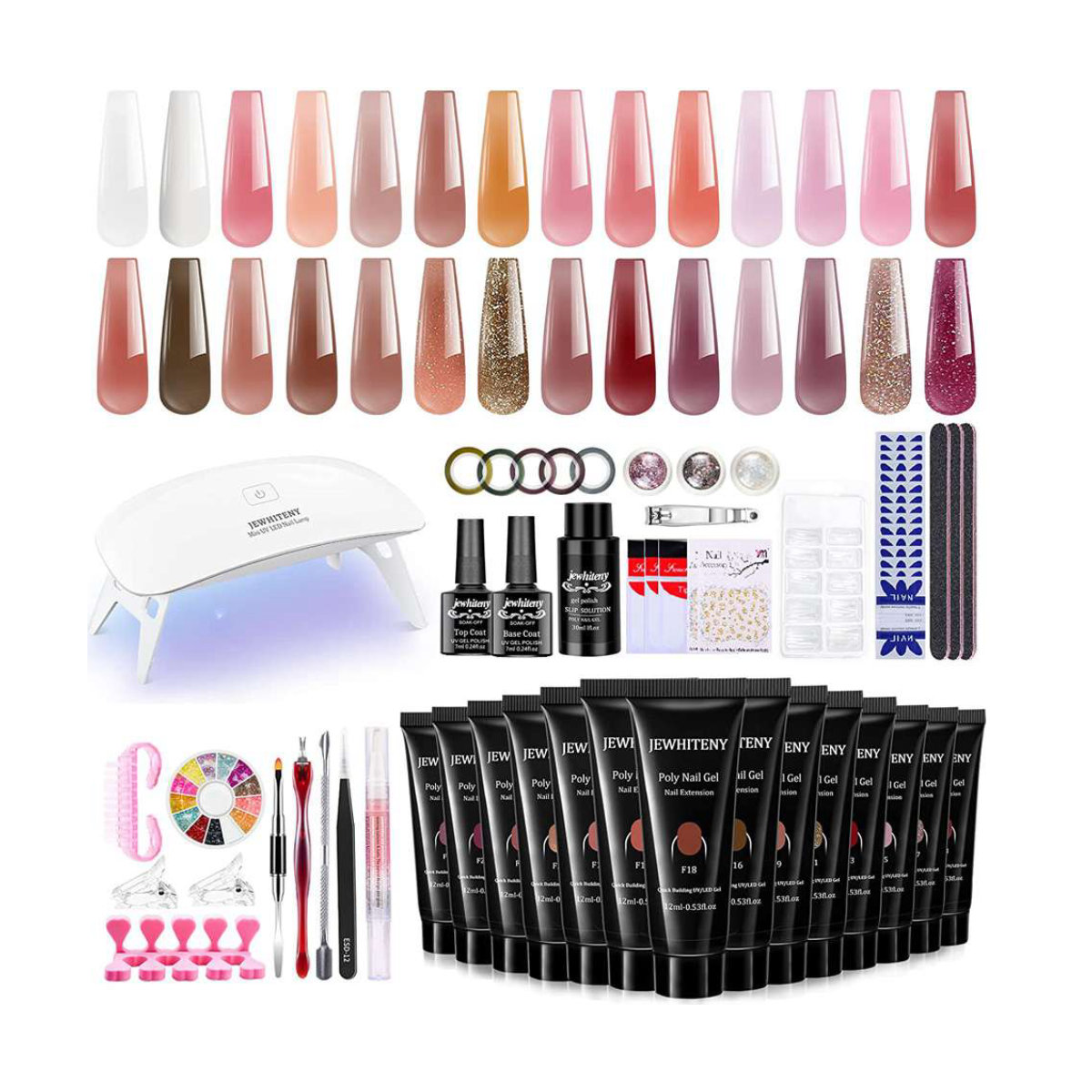 JEWHITENY Poly Extension Gel for Nail