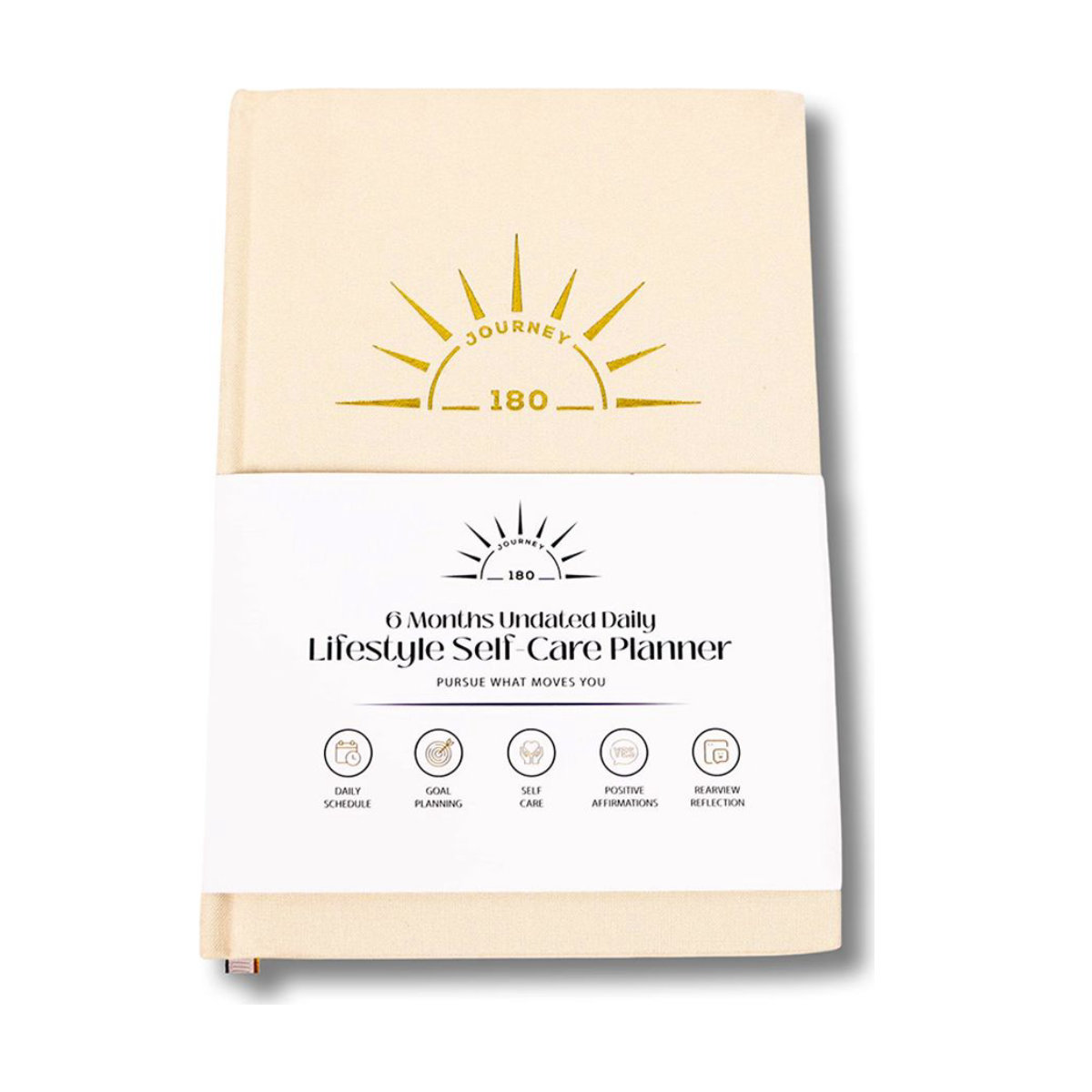 Journey 180 Undated Lifestyle Self Care Planner