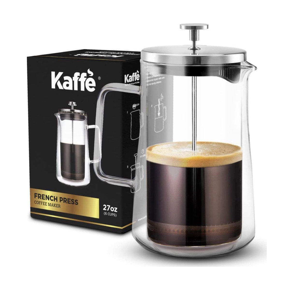Kaffe Large French Press Coffee Maker
