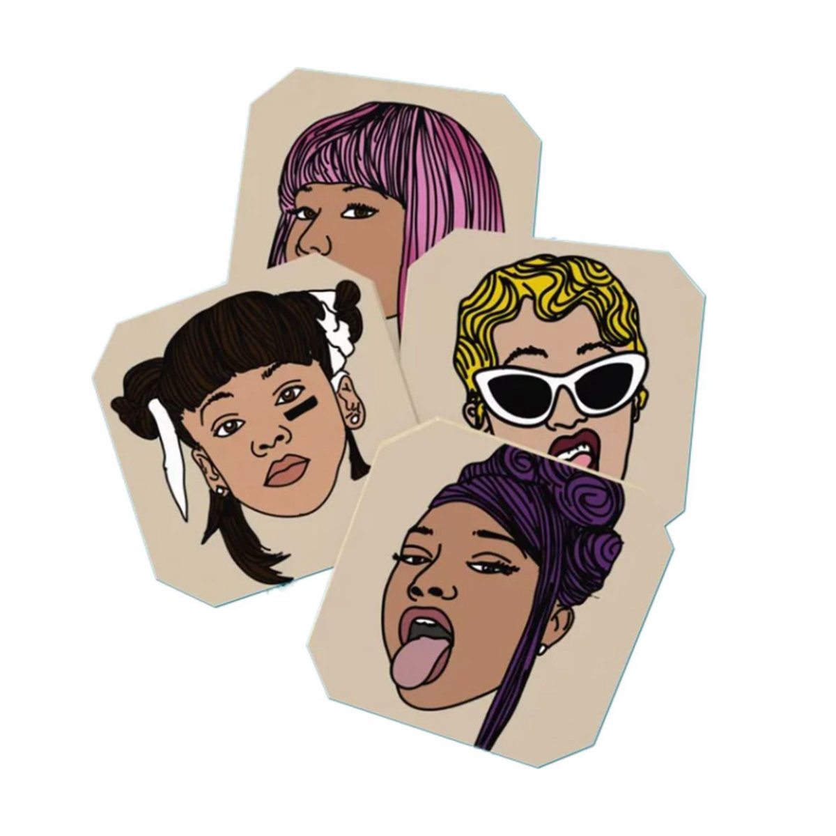 Kashmir VIII Ladies First Coaster Set