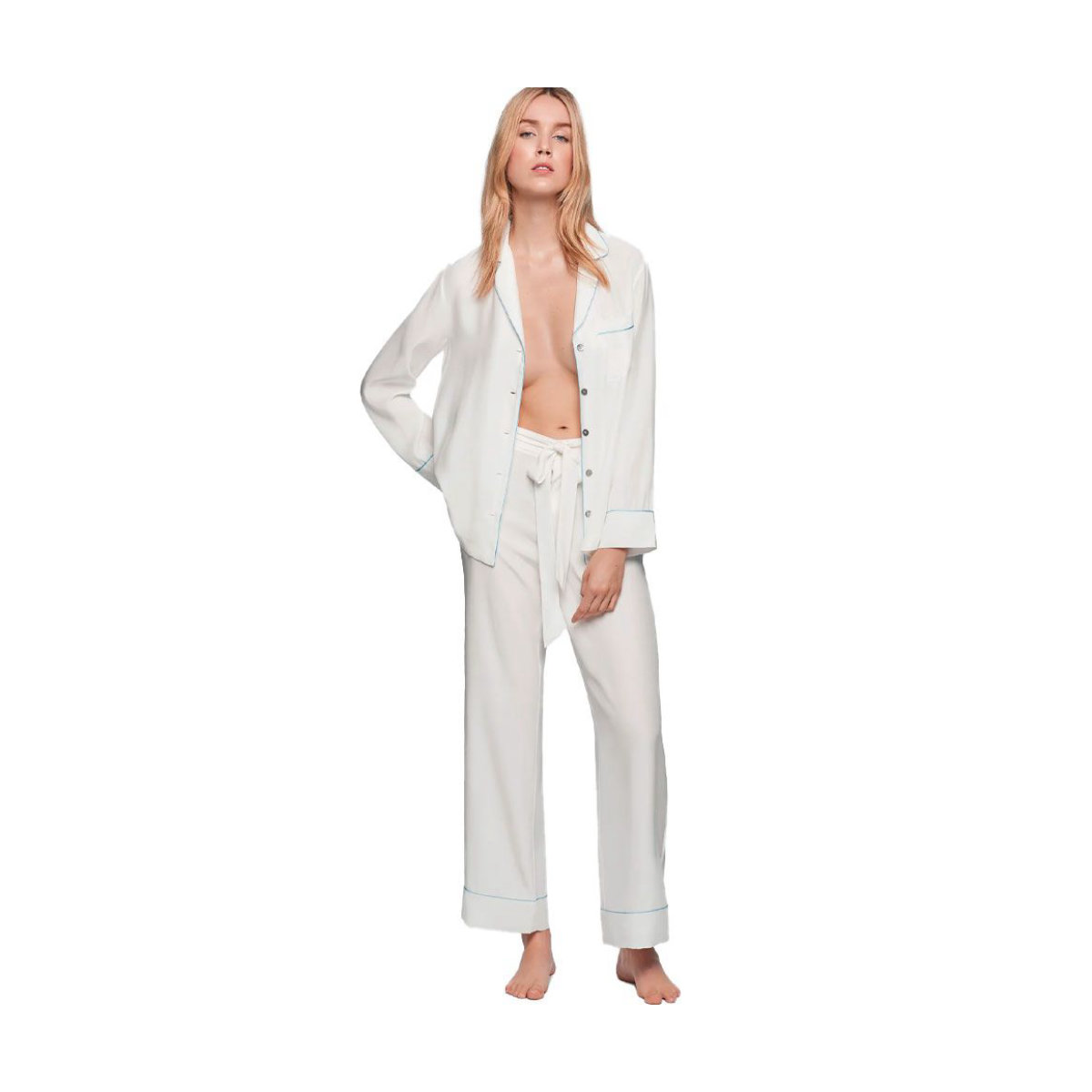 Kiki de Montparnasse Silk PJ Top