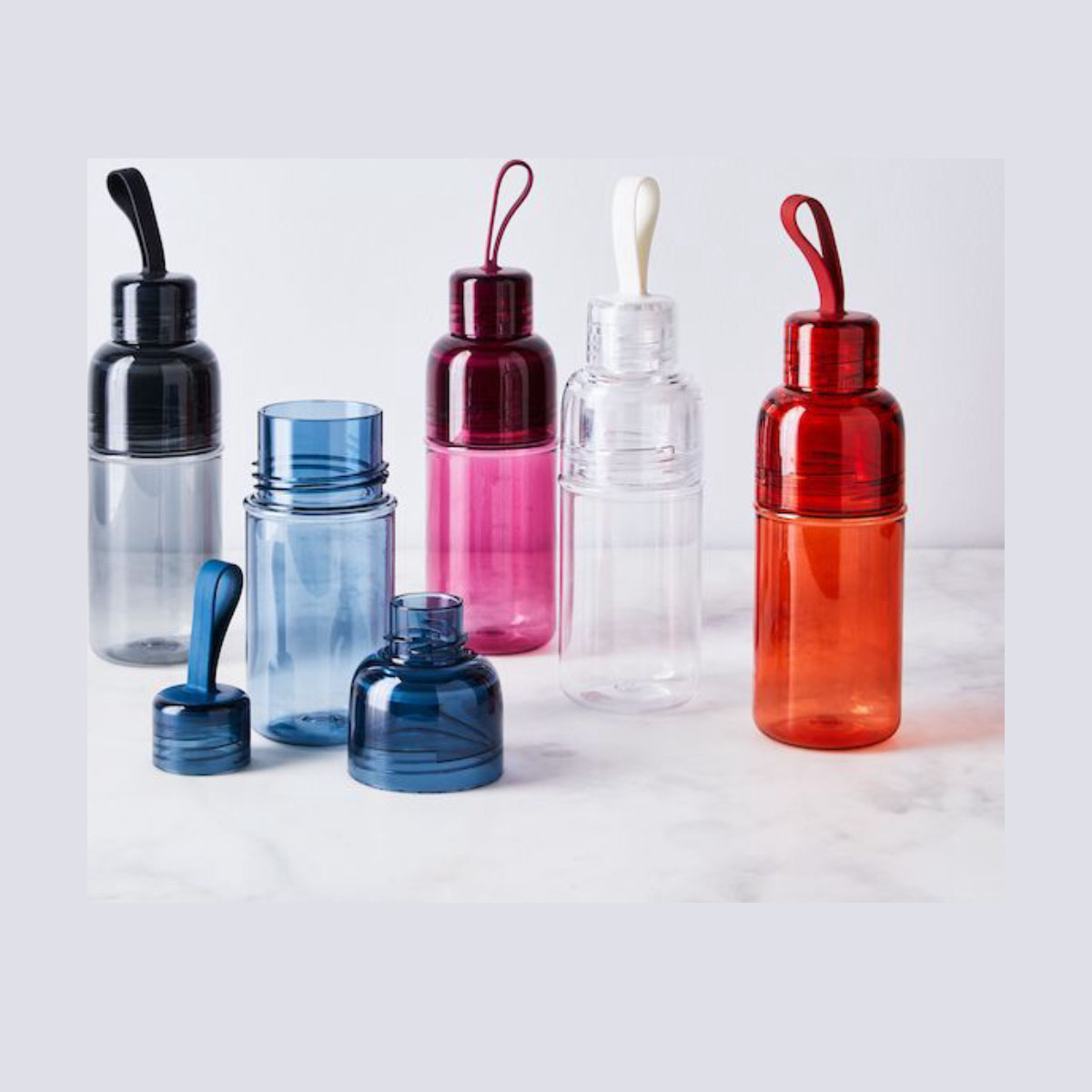 Kinto Water Bottle with Silicone Strap