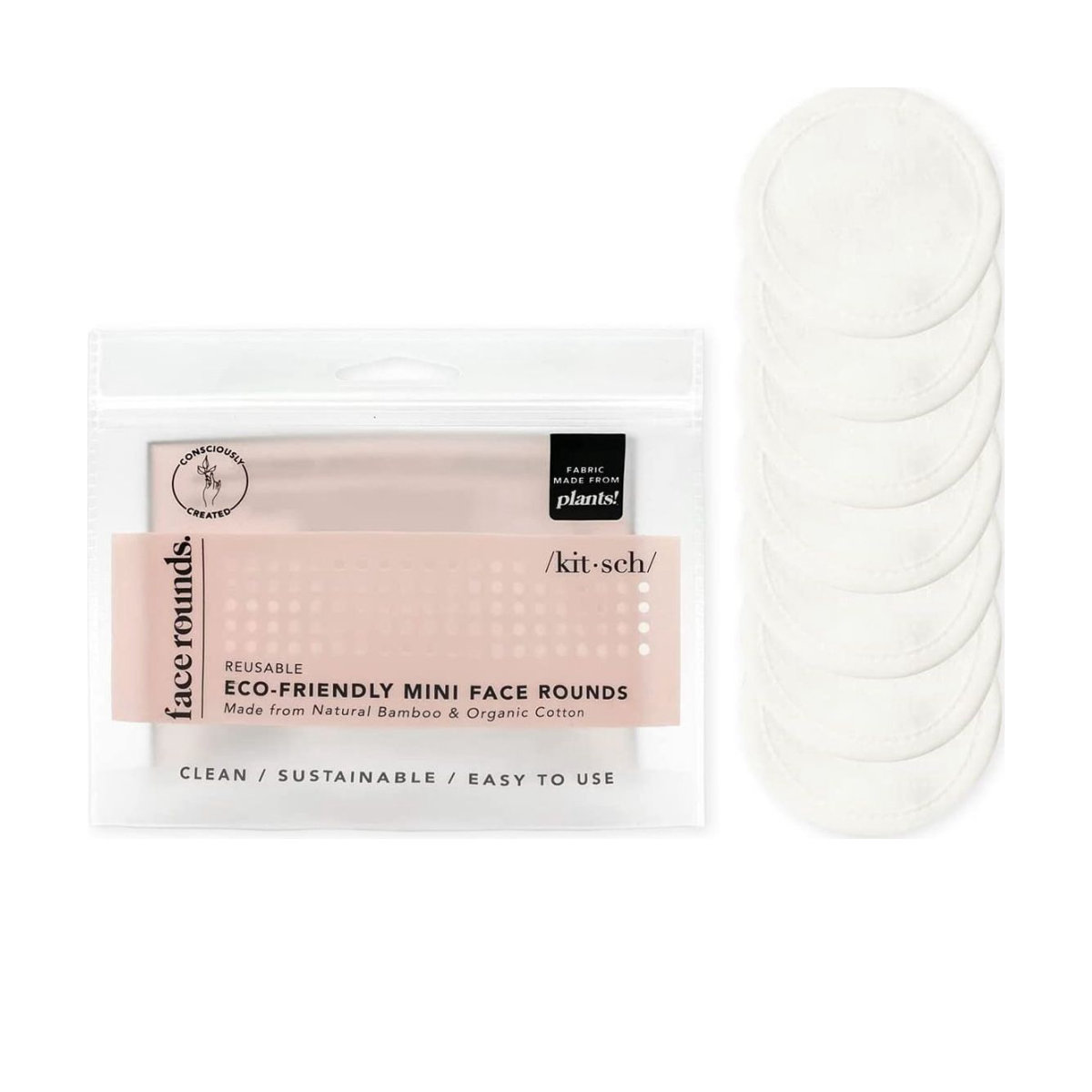 Kitsch Eco-Friendly Mini Face Rounds