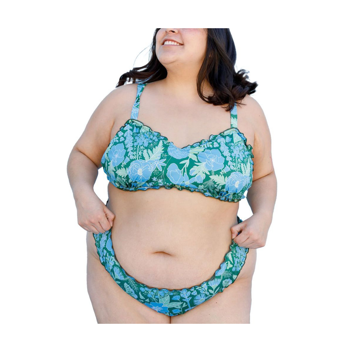 Kitty + Vibe Ruffle Bikini Bottoms