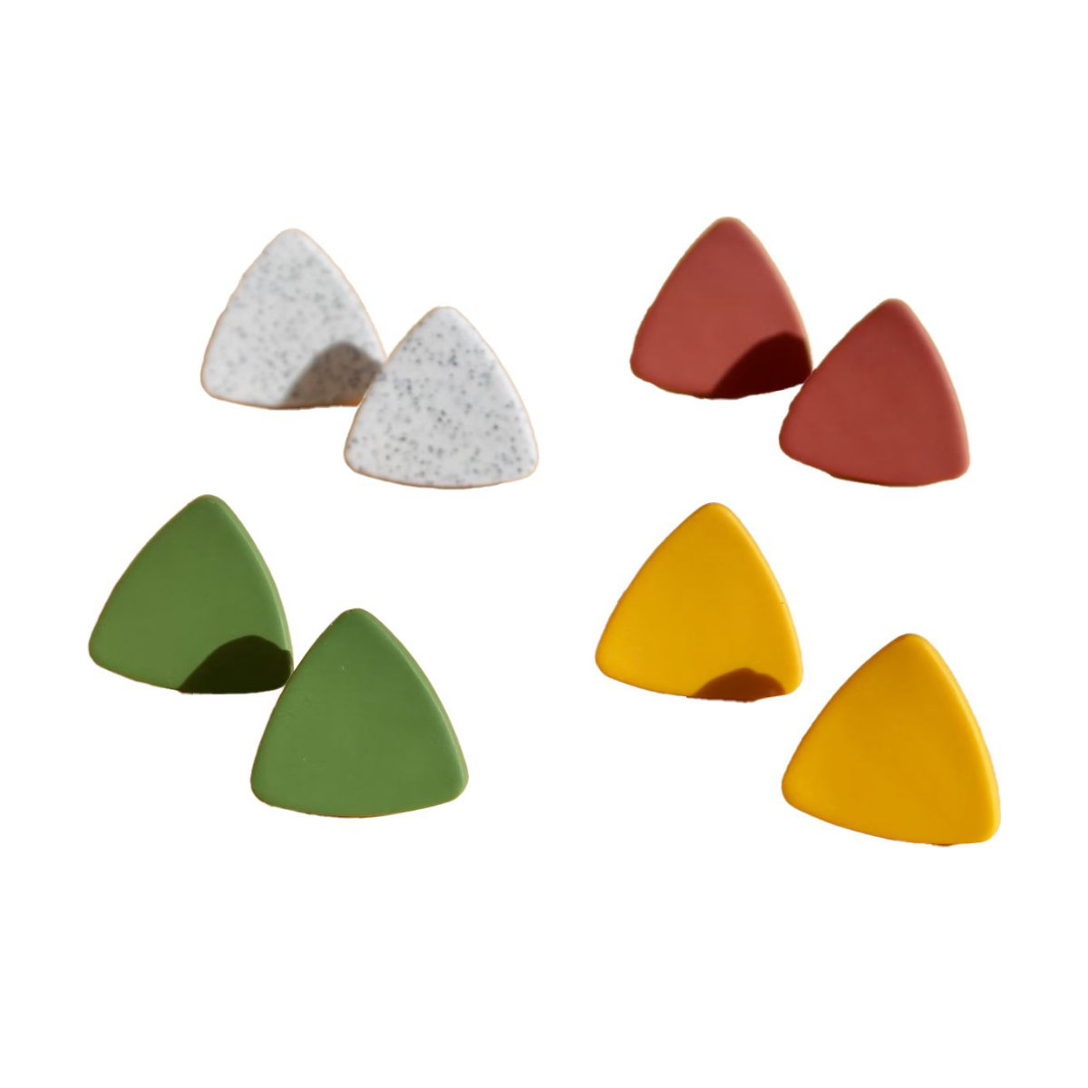 Klaudias Jewelry Box Minimalist Triangle Earrings