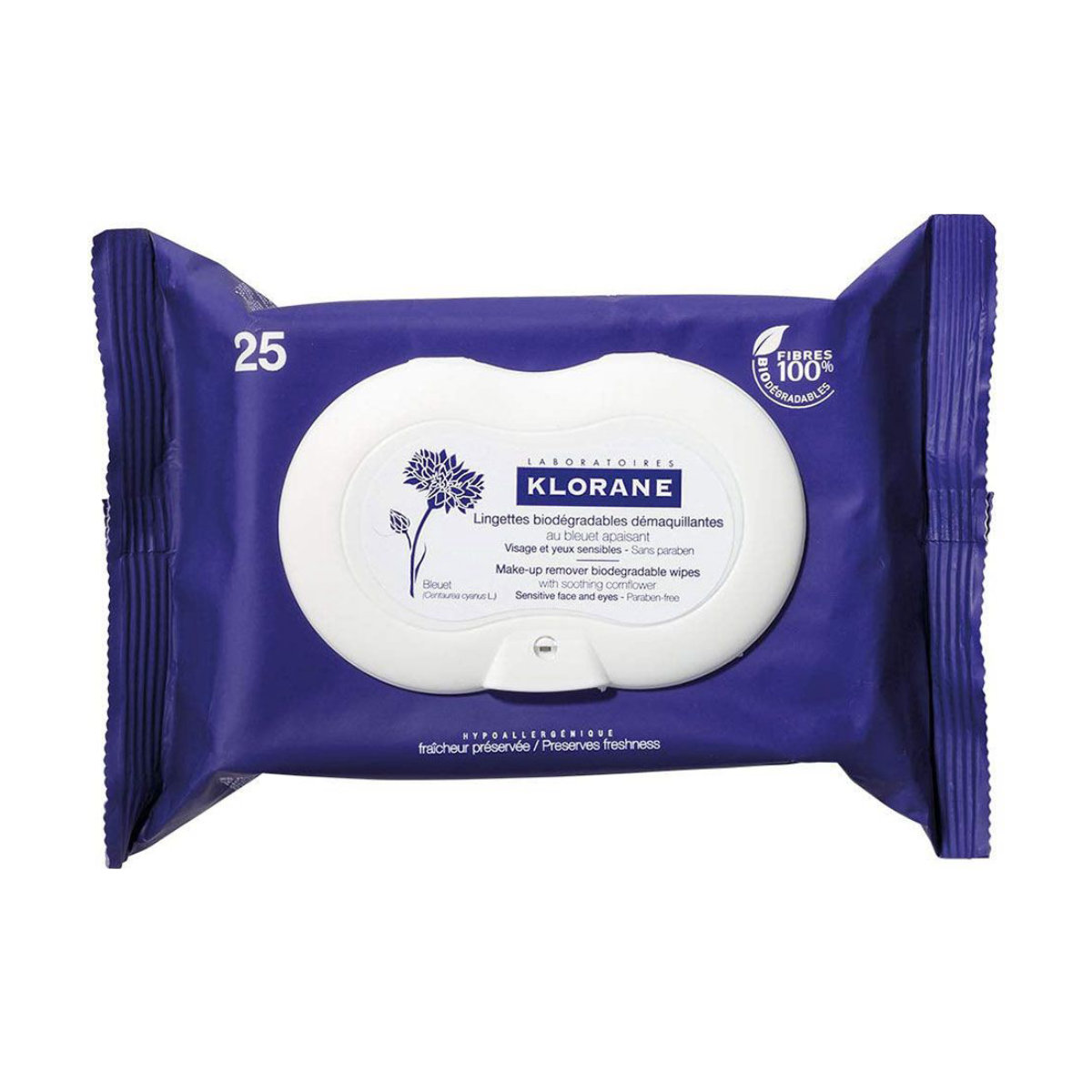 Klorane Make-up Remover Biodegradable Wipes